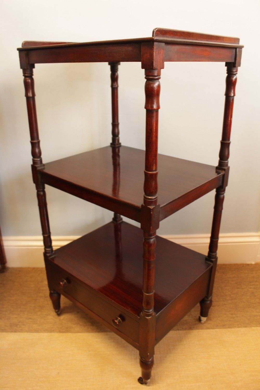 Georgian Mahogany Whatnot View V