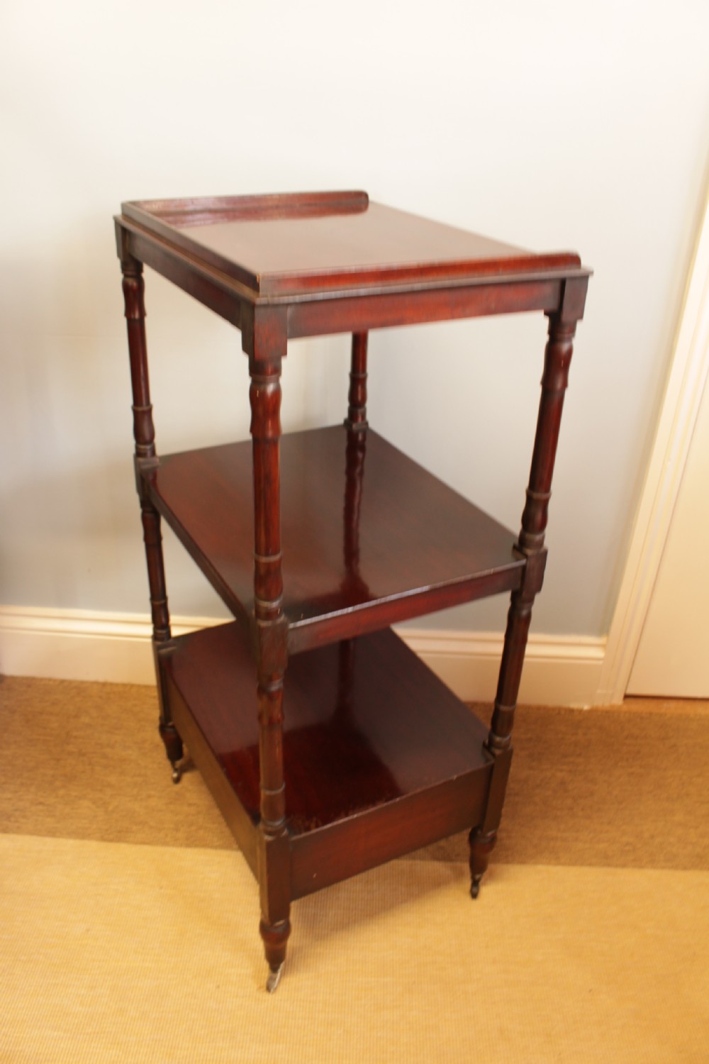 Georgian Mahogany Whatnot View VI