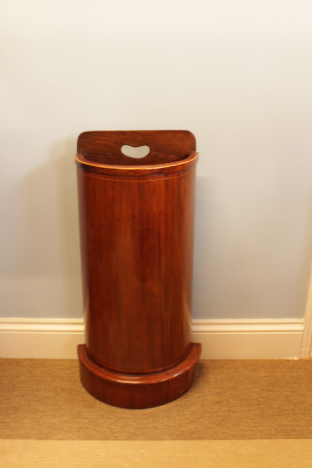 An Edwardian Mahogany Stick Stand 