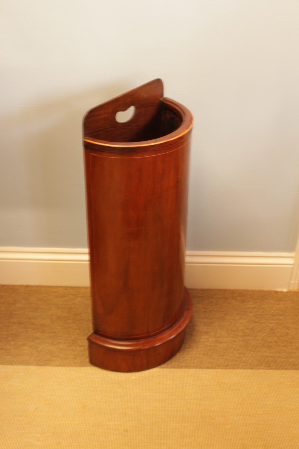 An Edwardian Mahogany Stick Stand  View III