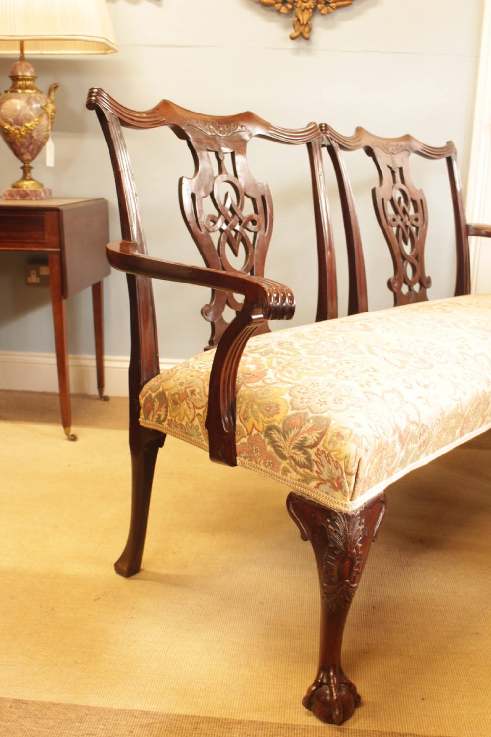 A Quality 19th Century Mahogany Sofa  View VII
