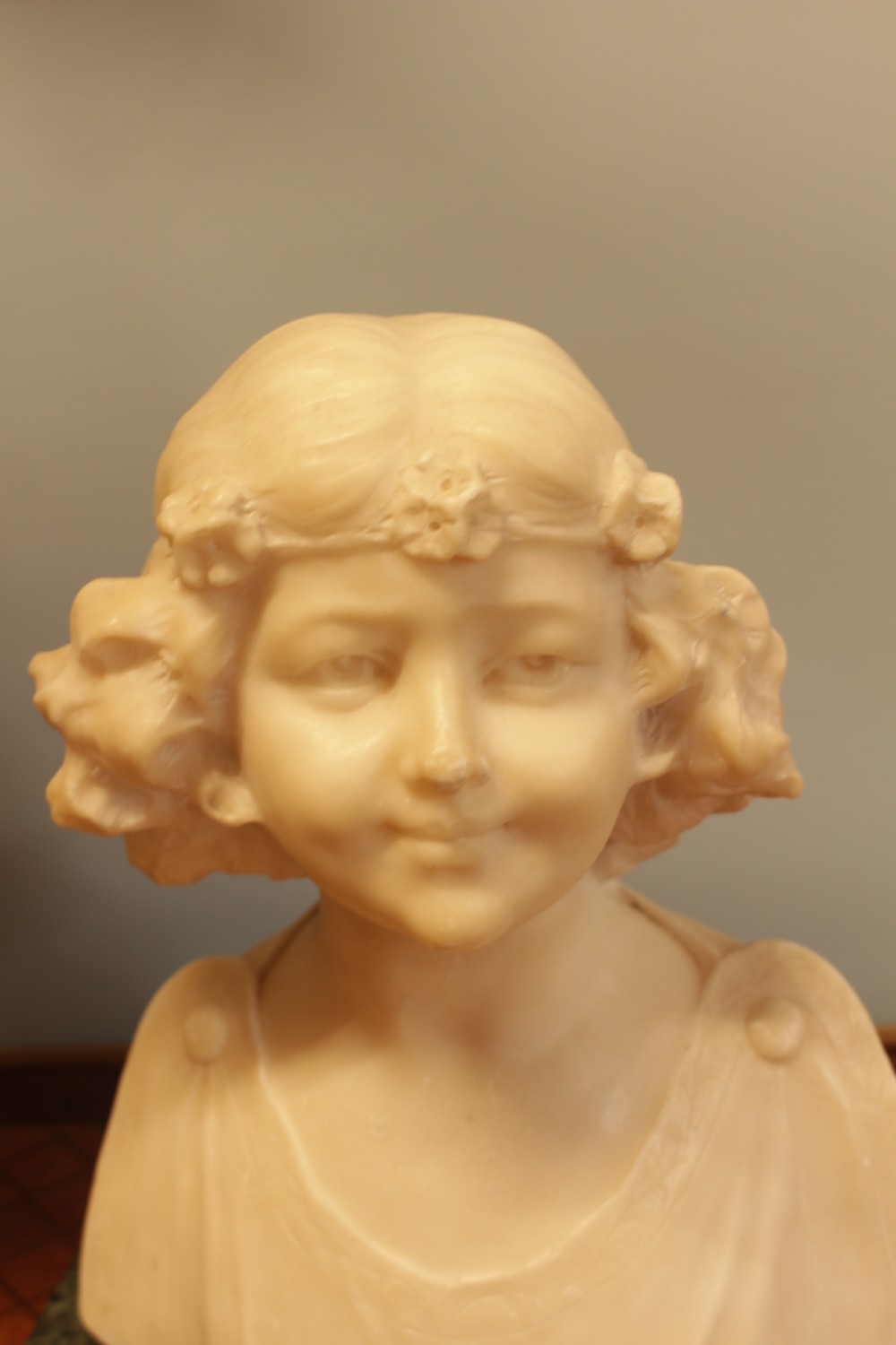 A French Arts & Crafts Bust Of a Young Lady  View II