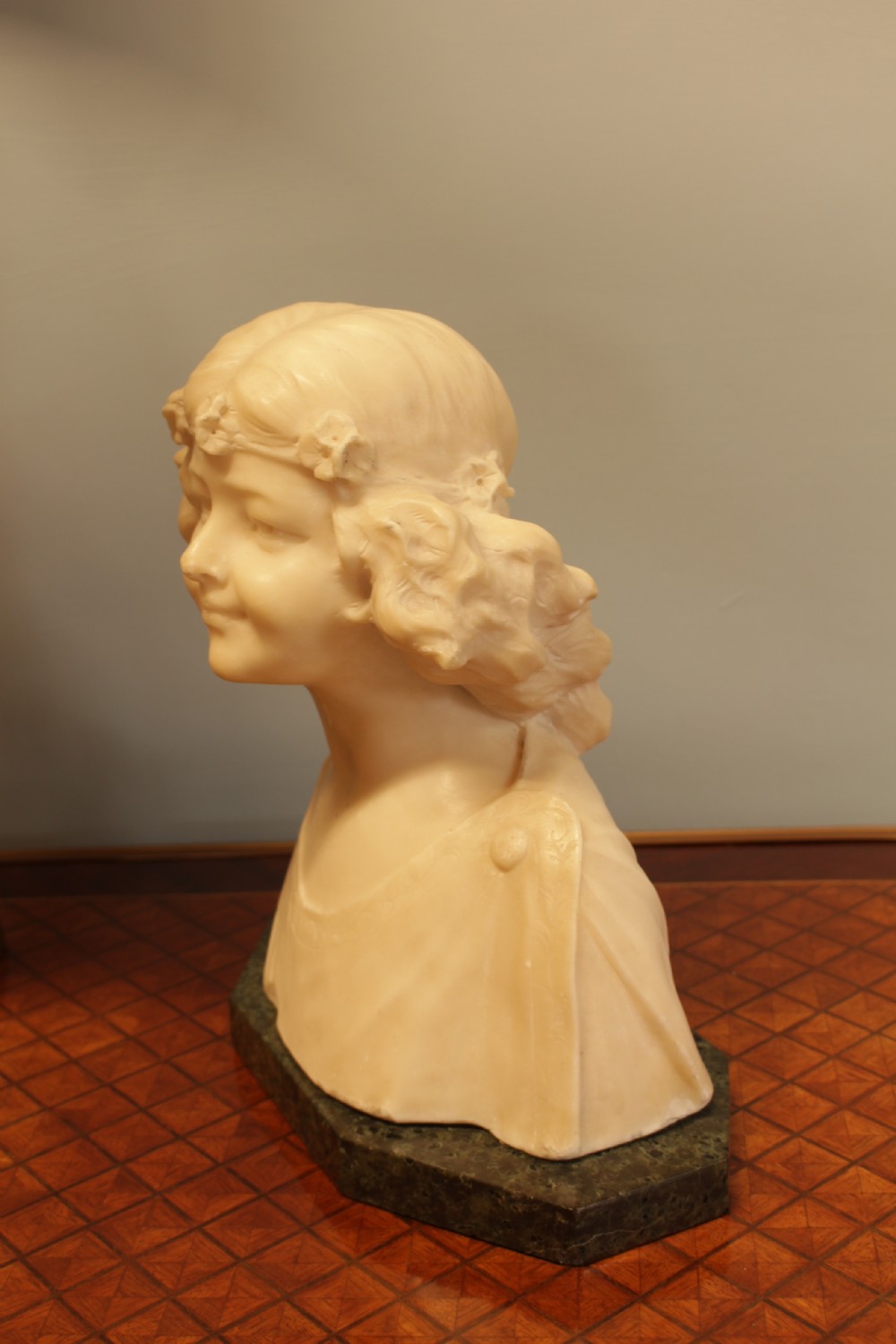 A French Arts & Crafts Bust Of a Young Lady  View V