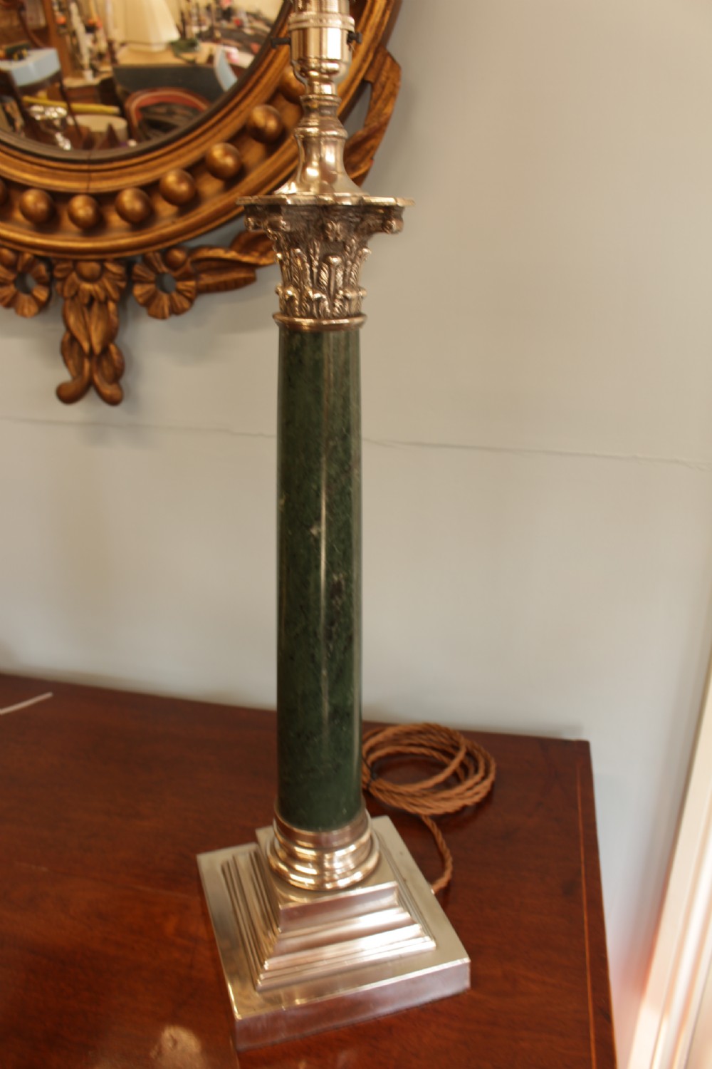 A Corinthian Column Table Lamps View IV