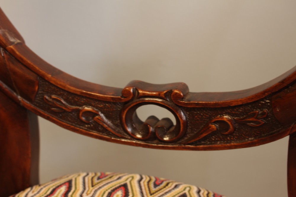 A Set Of Four Walnut Chairs C. 1880 View V