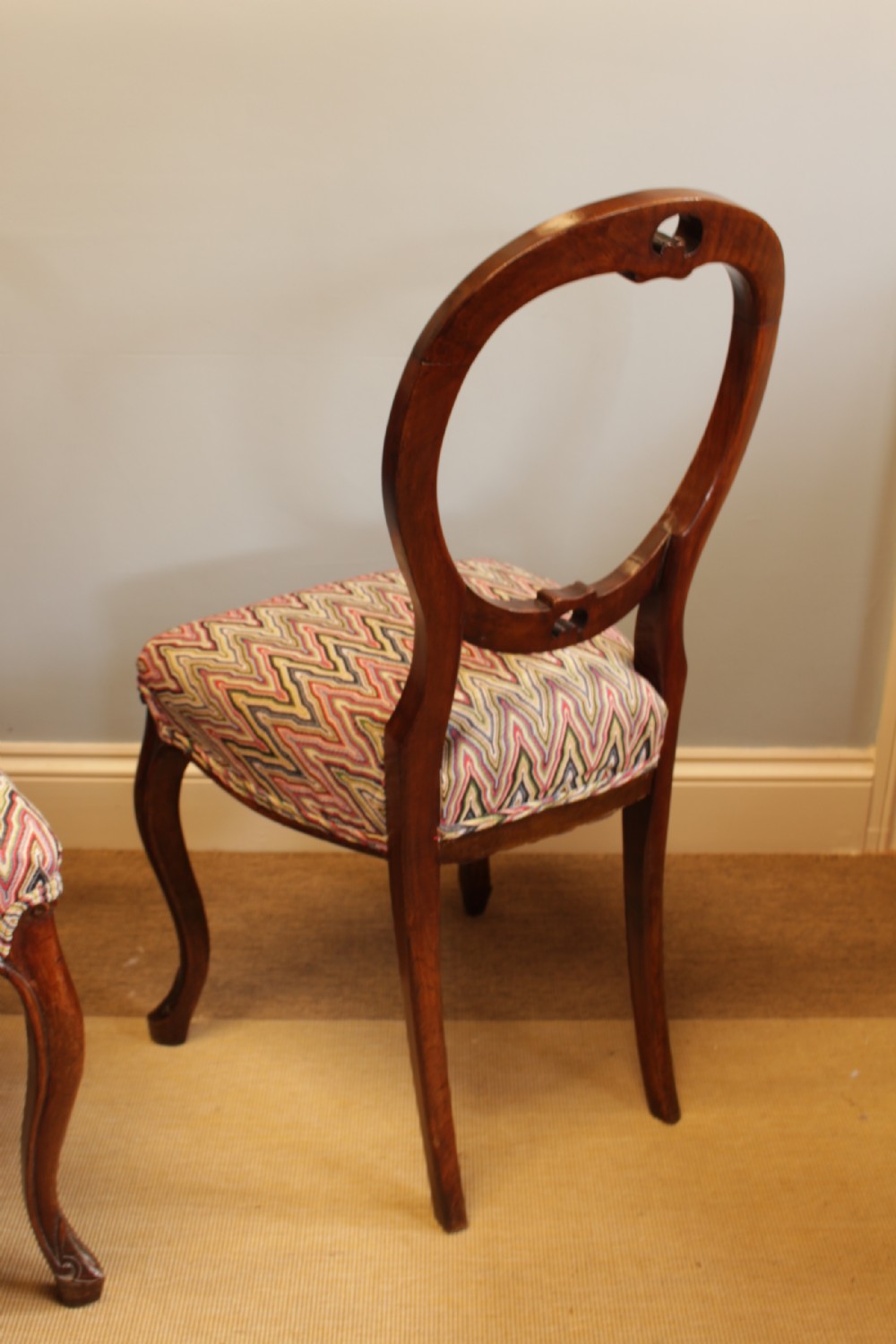 A Set Of Four Walnut Chairs C. 1880 View VI