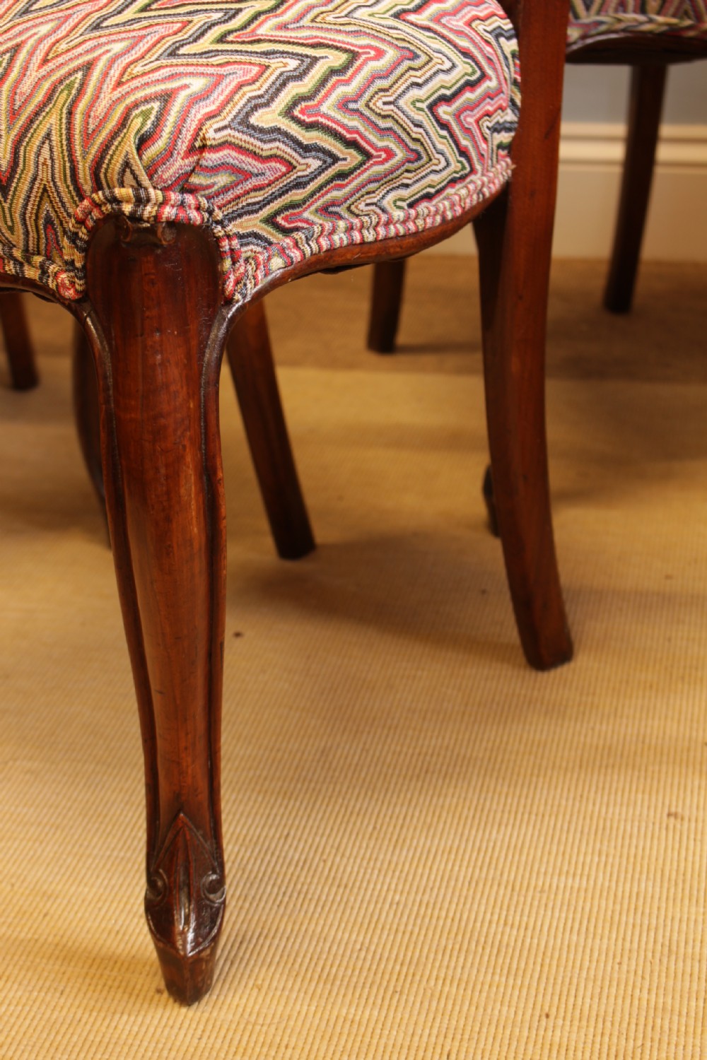 A Set Of Four Walnut Chairs C. 1880 View IX