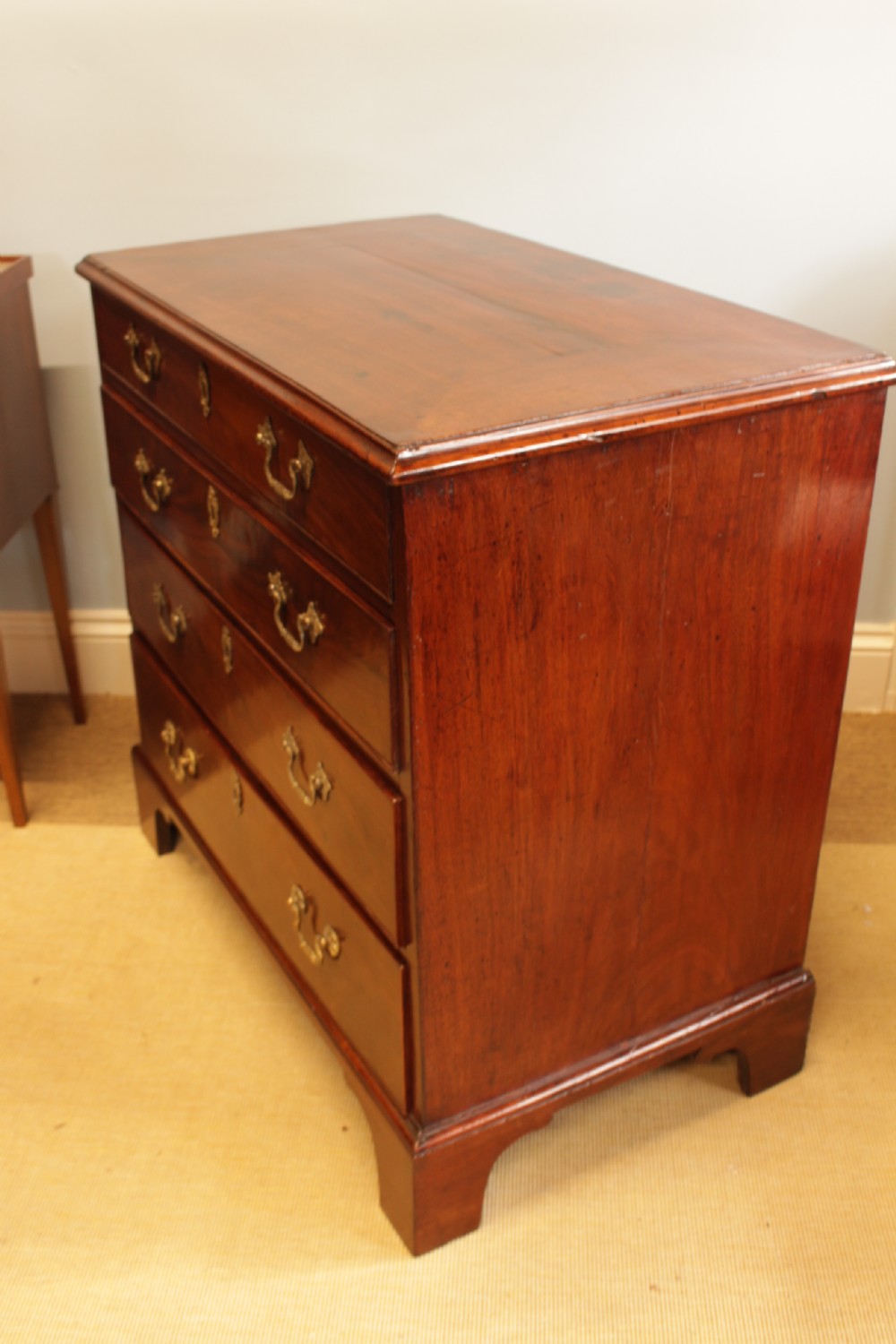 A Georgian Mahogany Chest Of Drawers  View V