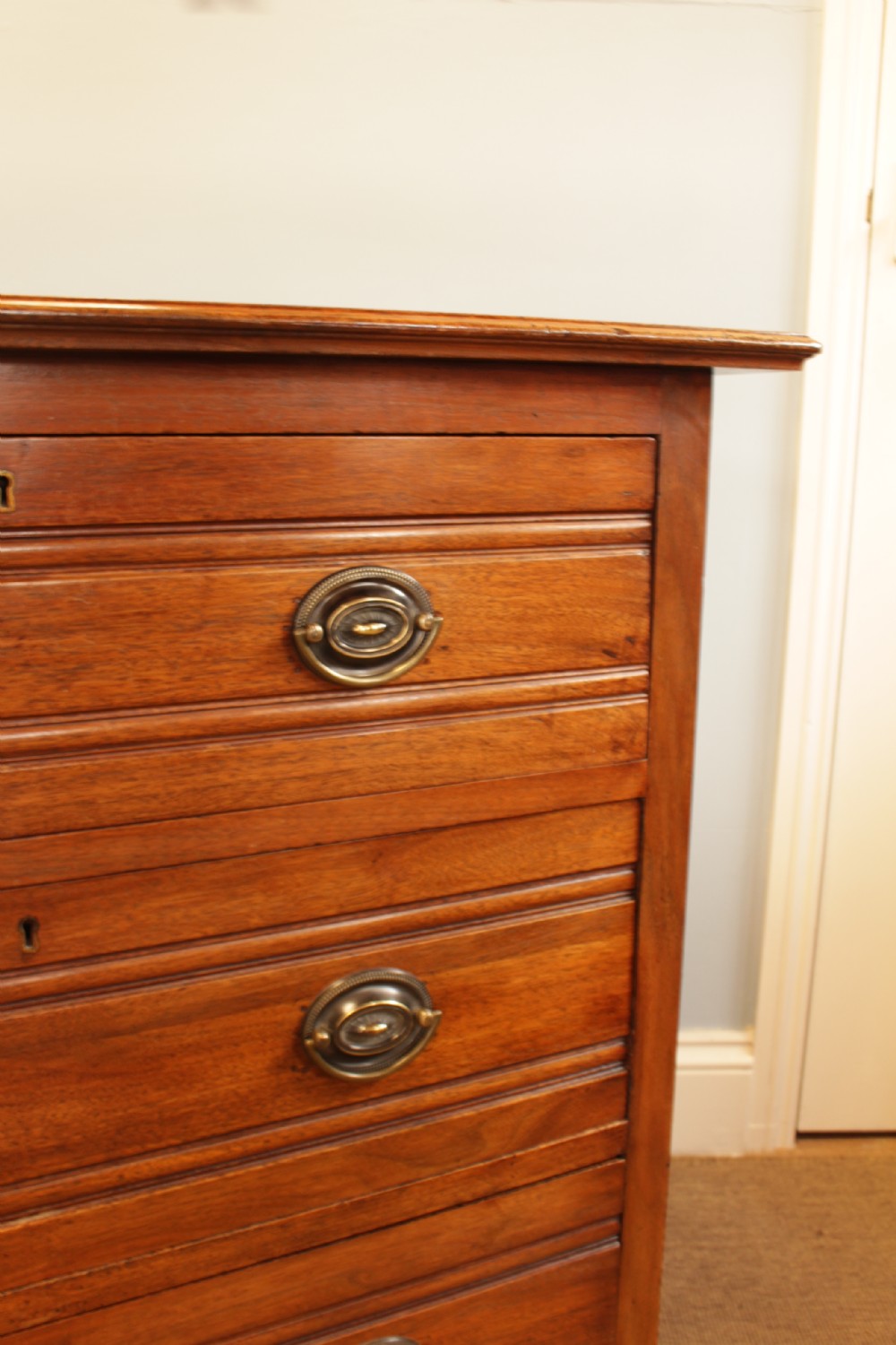 A Edwardian Walnut Chest Of Drawers  View VIII