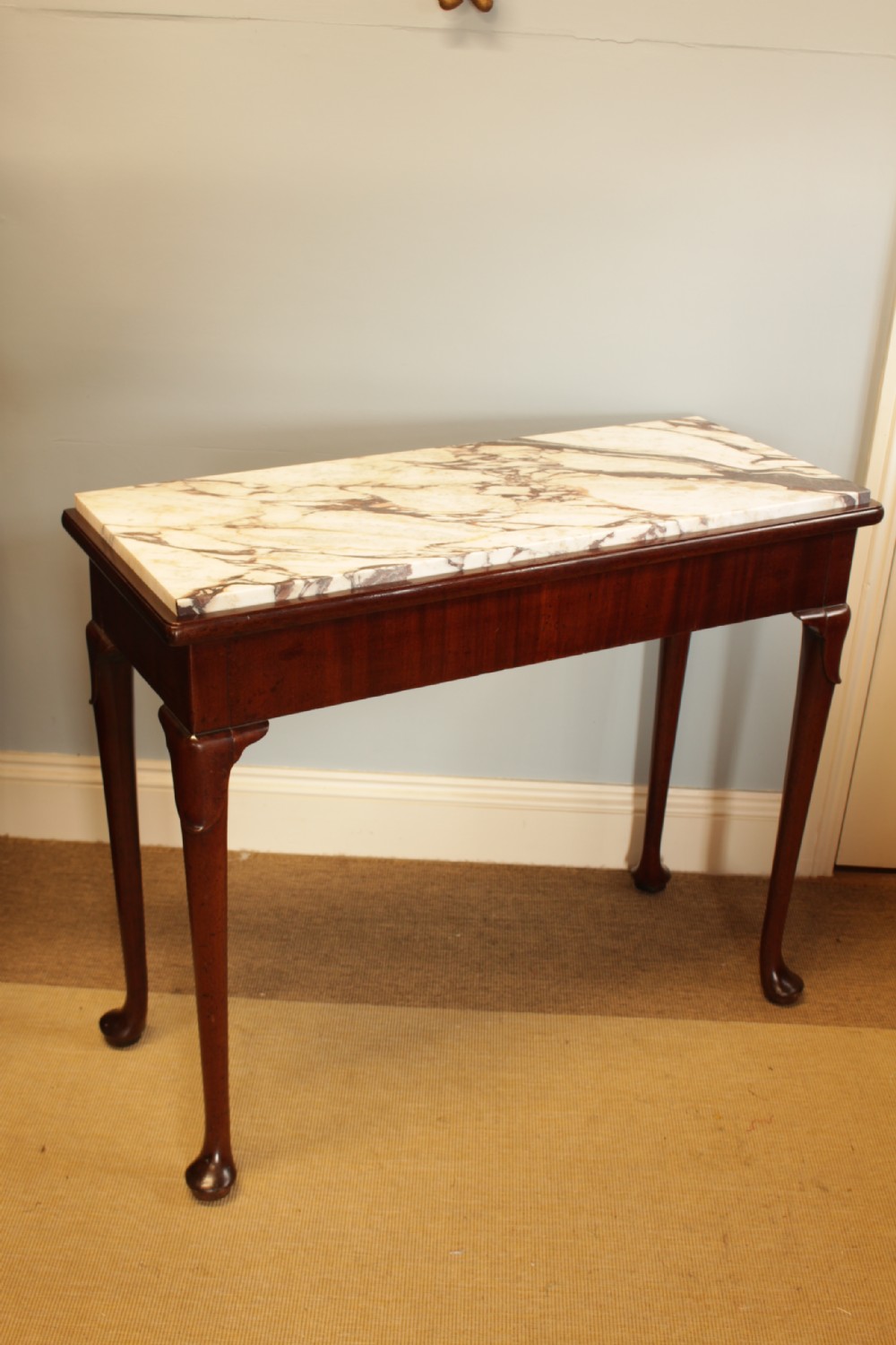 A Georgian Mahogany Console Table 