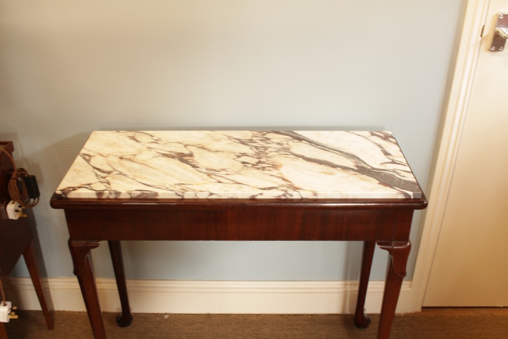 A Georgian Mahogany Console Table  View II