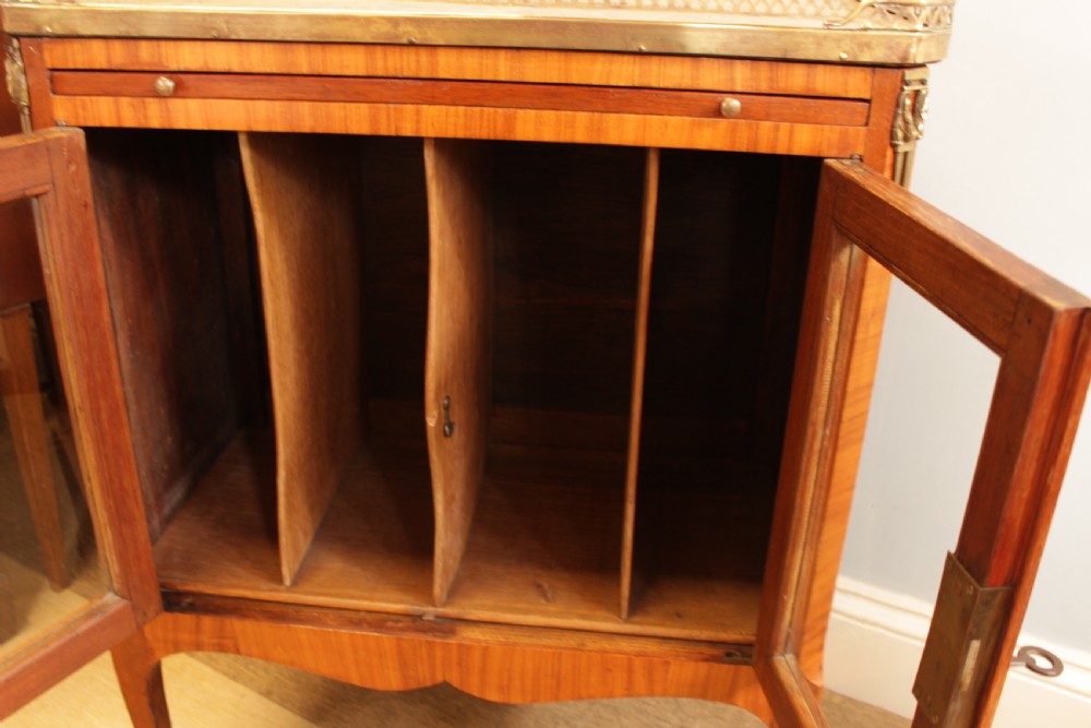 A French Walnut Marble Top Cabinet View III