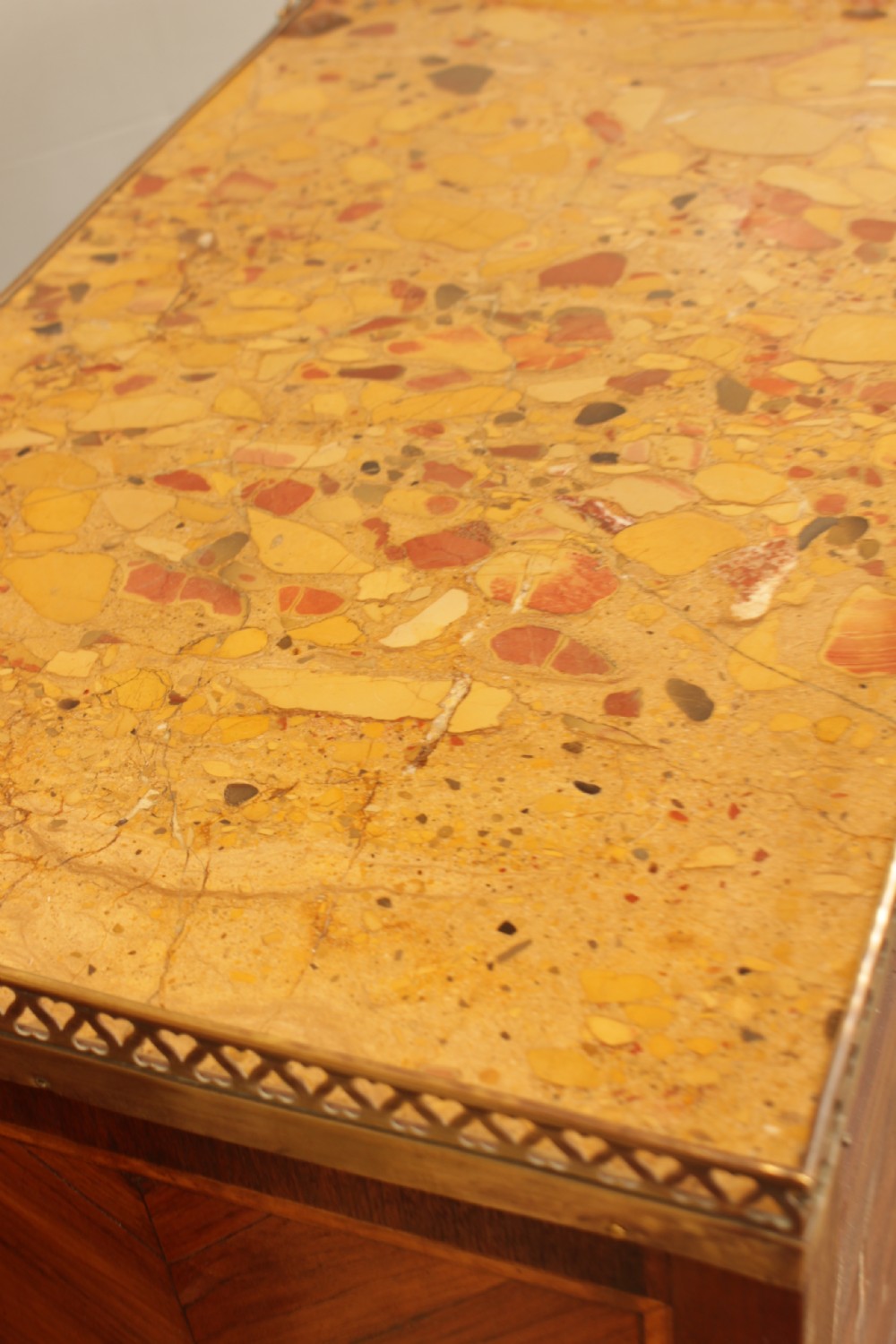 A French Walnut Marble Top Cabinet View VIII