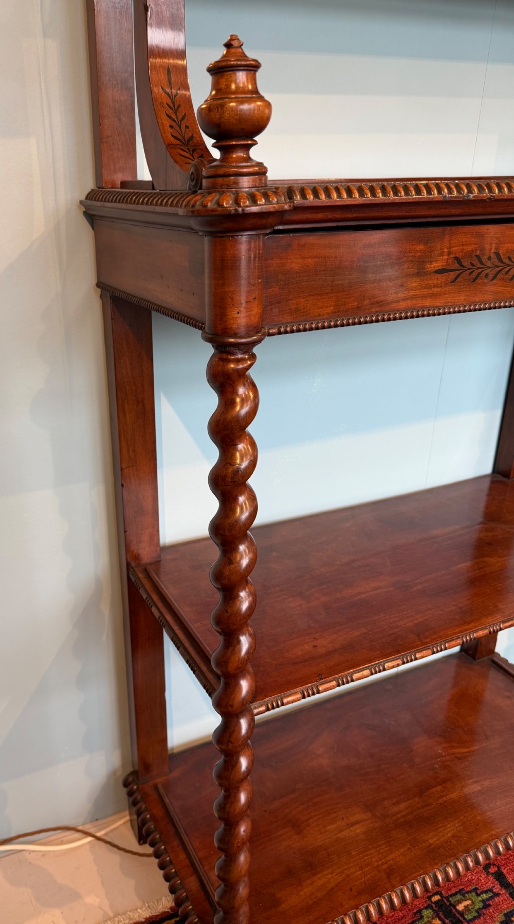 A Regency Mahogany Floor Standing Shelves View II