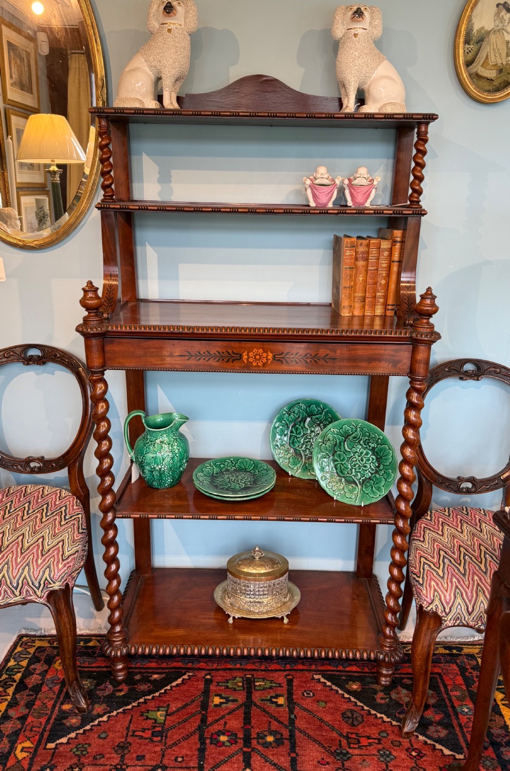 A Regency Mahogany Floor Standing Shelves View VII