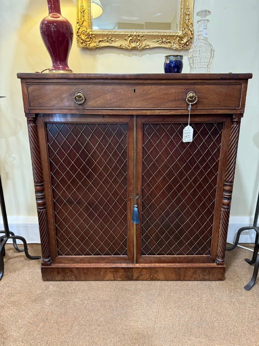A  Regency Mahogany Chiffonier 