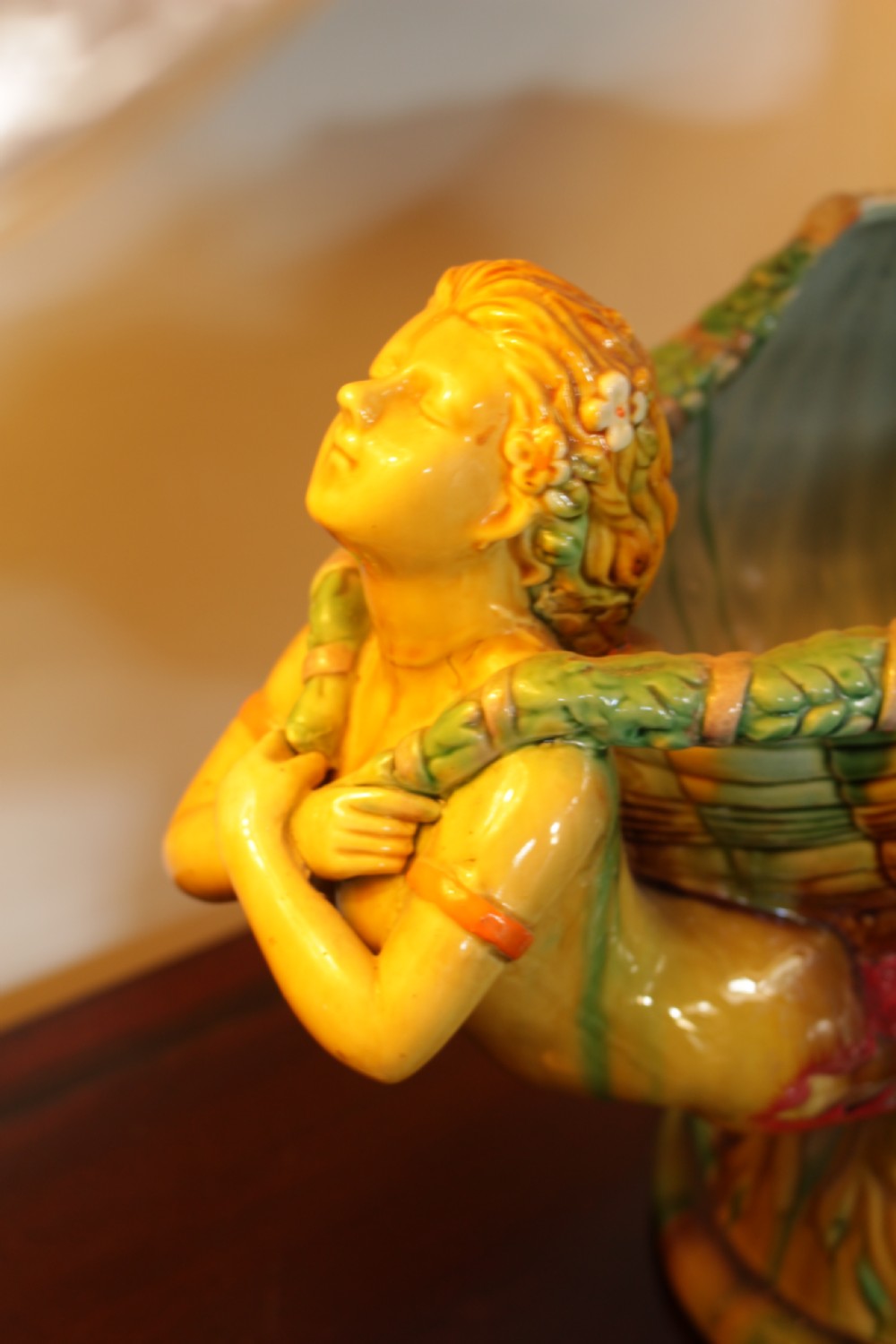 A Large Minton Majolica Table Centre Piece  View II