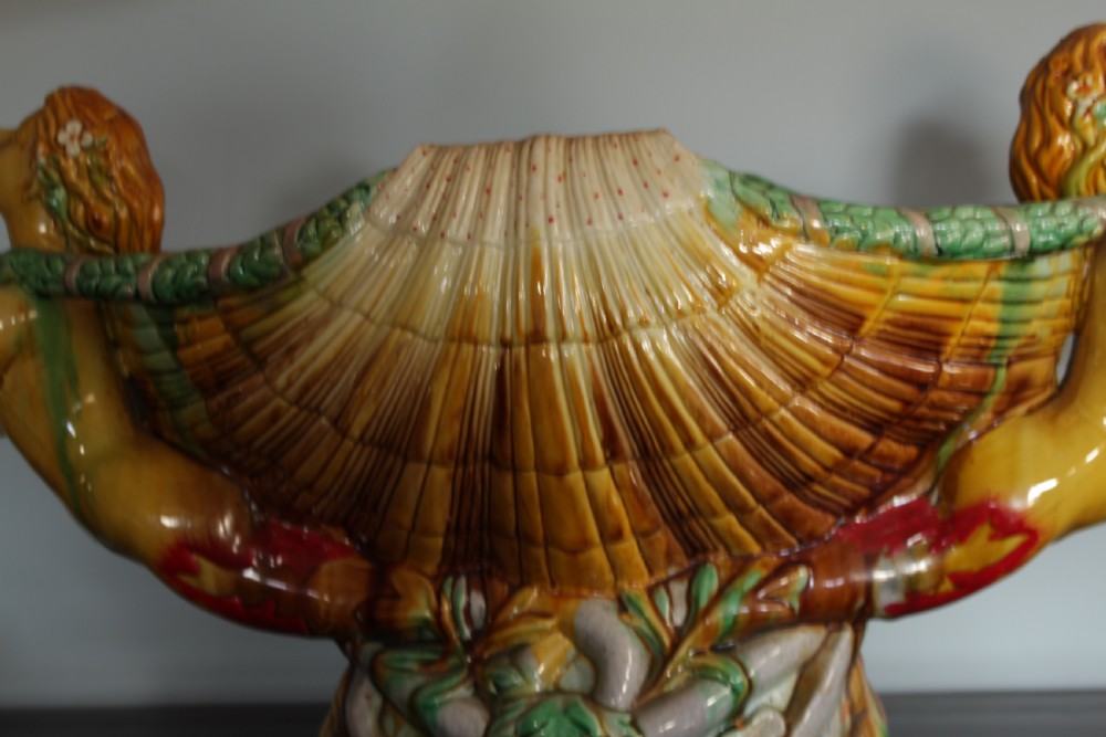 A Large Minton Majolica Table Centre Piece  View V