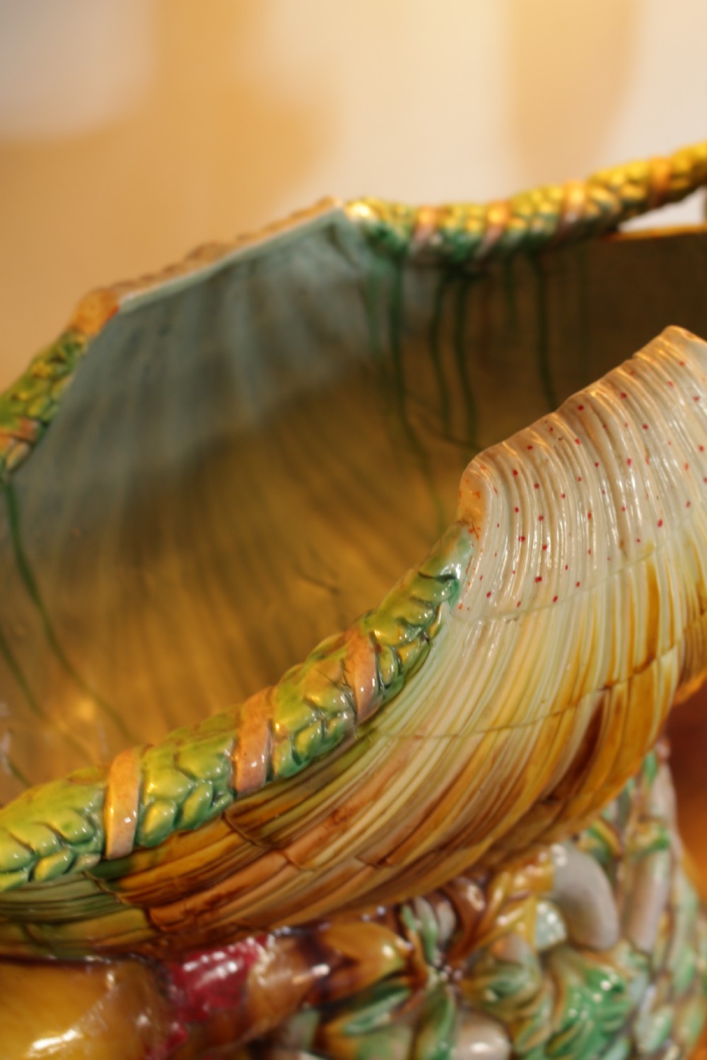 A Large Minton Majolica Table Centre Piece  View VI