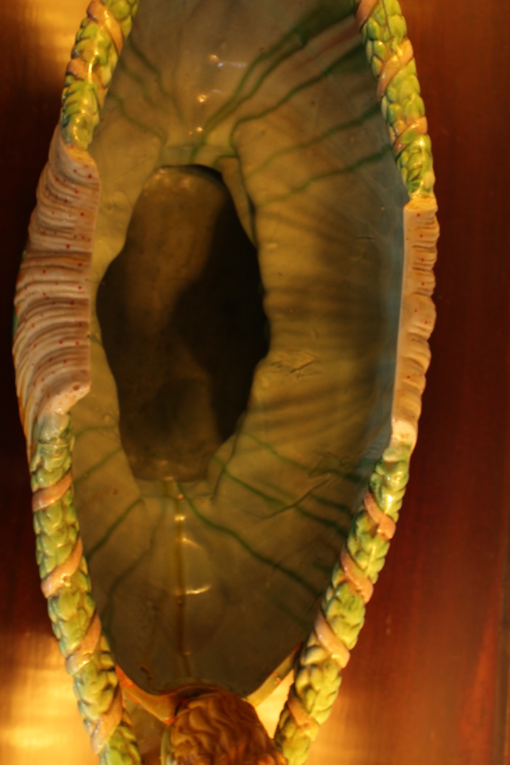 A Large Minton Majolica Table Centre Piece  View VII