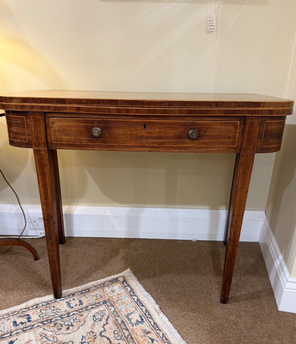 Regency Mahogany Tea Table (c. 1810–1820)