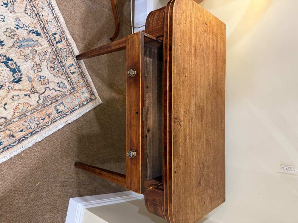 Regency Mahogany Tea Table (c. 1810–1820) View III