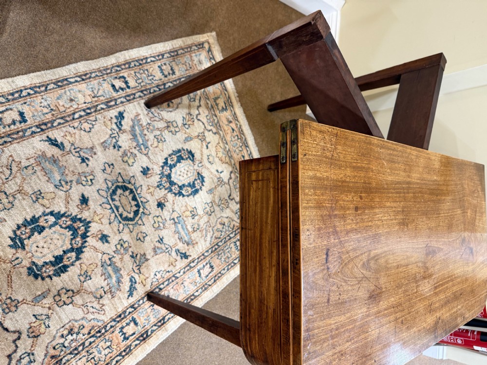 Regency Mahogany Tea Table (c. 1810–1820) View IV