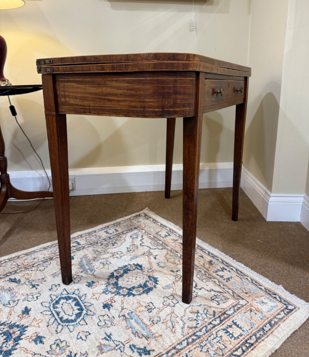 Regency Mahogany Tea Table (c. 1810–1820) View VI