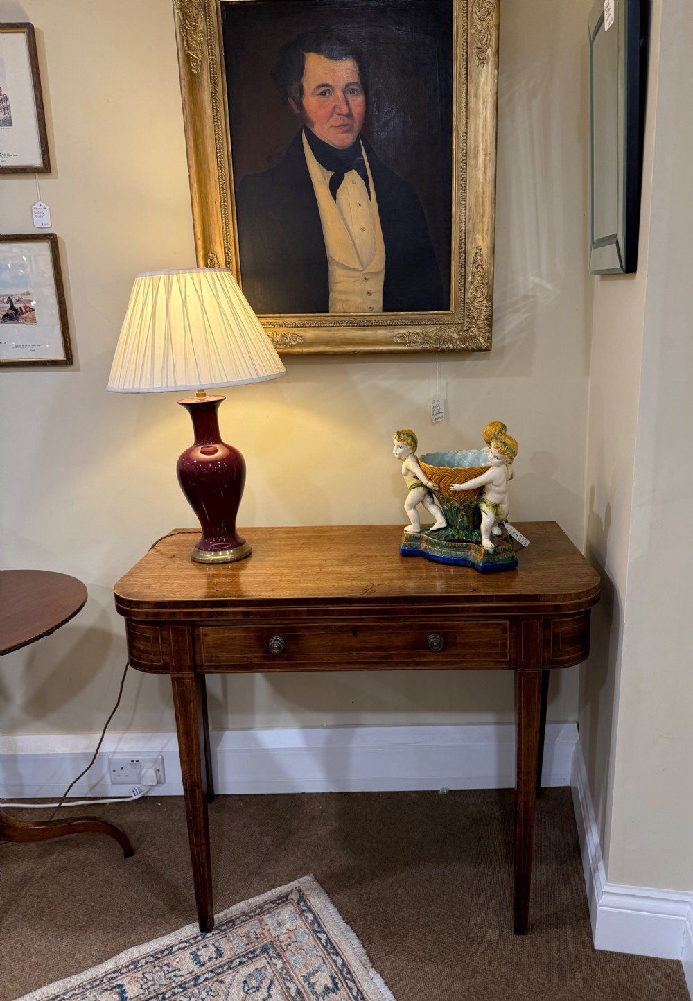 Regency Mahogany Tea Table (c. 1810–1820) View VIII