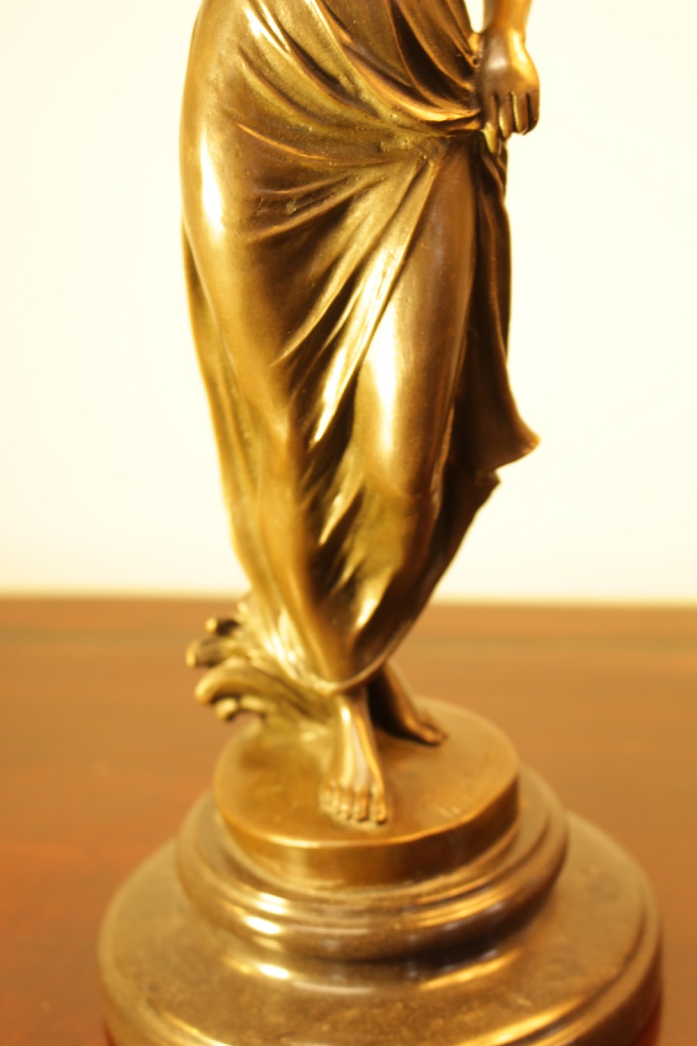 Bronze Sculpture Of a Lady Signed  View VI