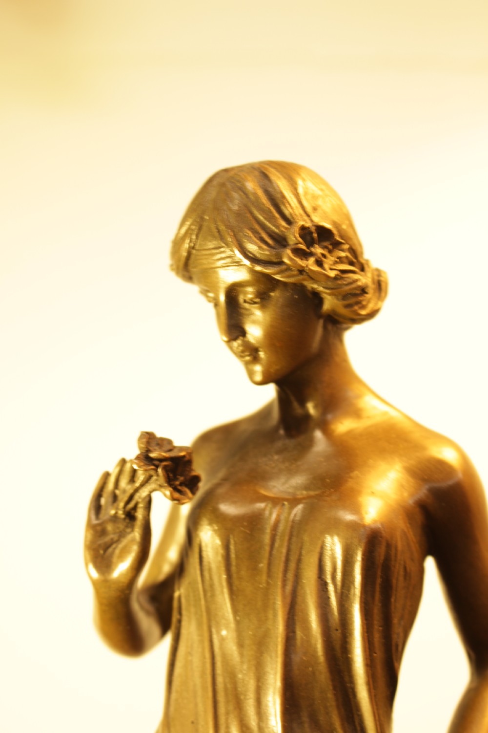 Bronze Sculpture Of a Lady Signed  View VIII