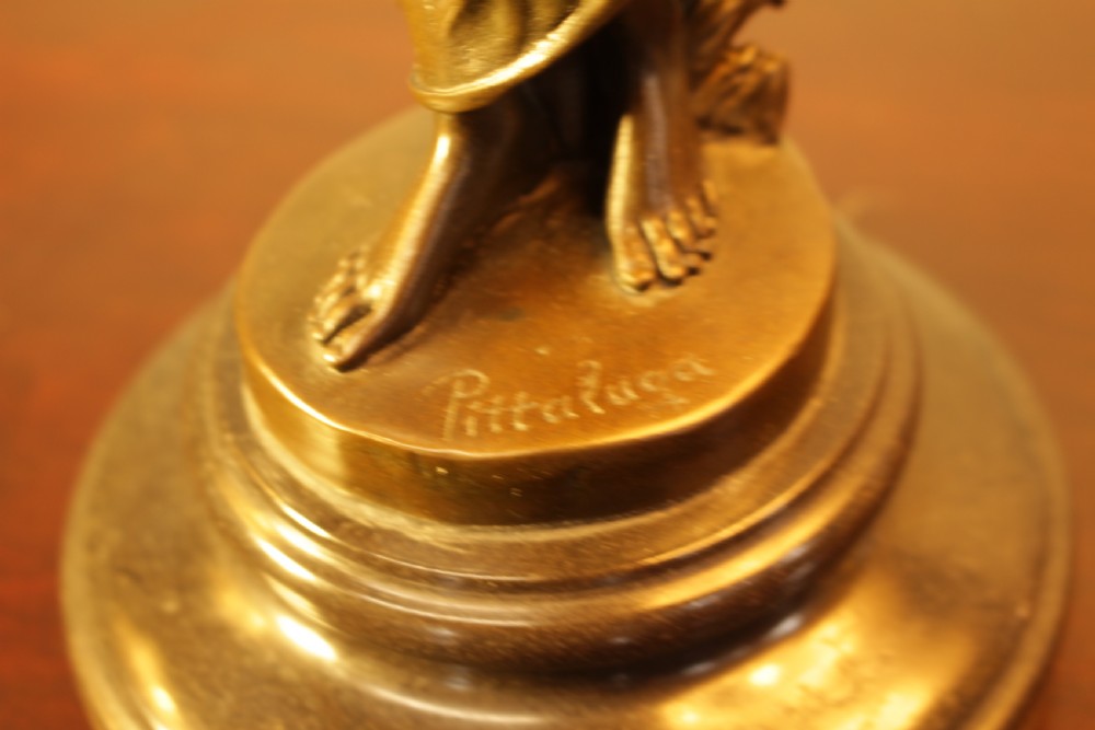 Bronze Sculpture Of a Lady Signed  View X