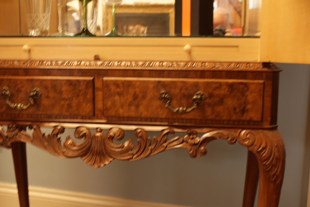 Circa 1930 Walnut Cocktail Cabinet  View VI