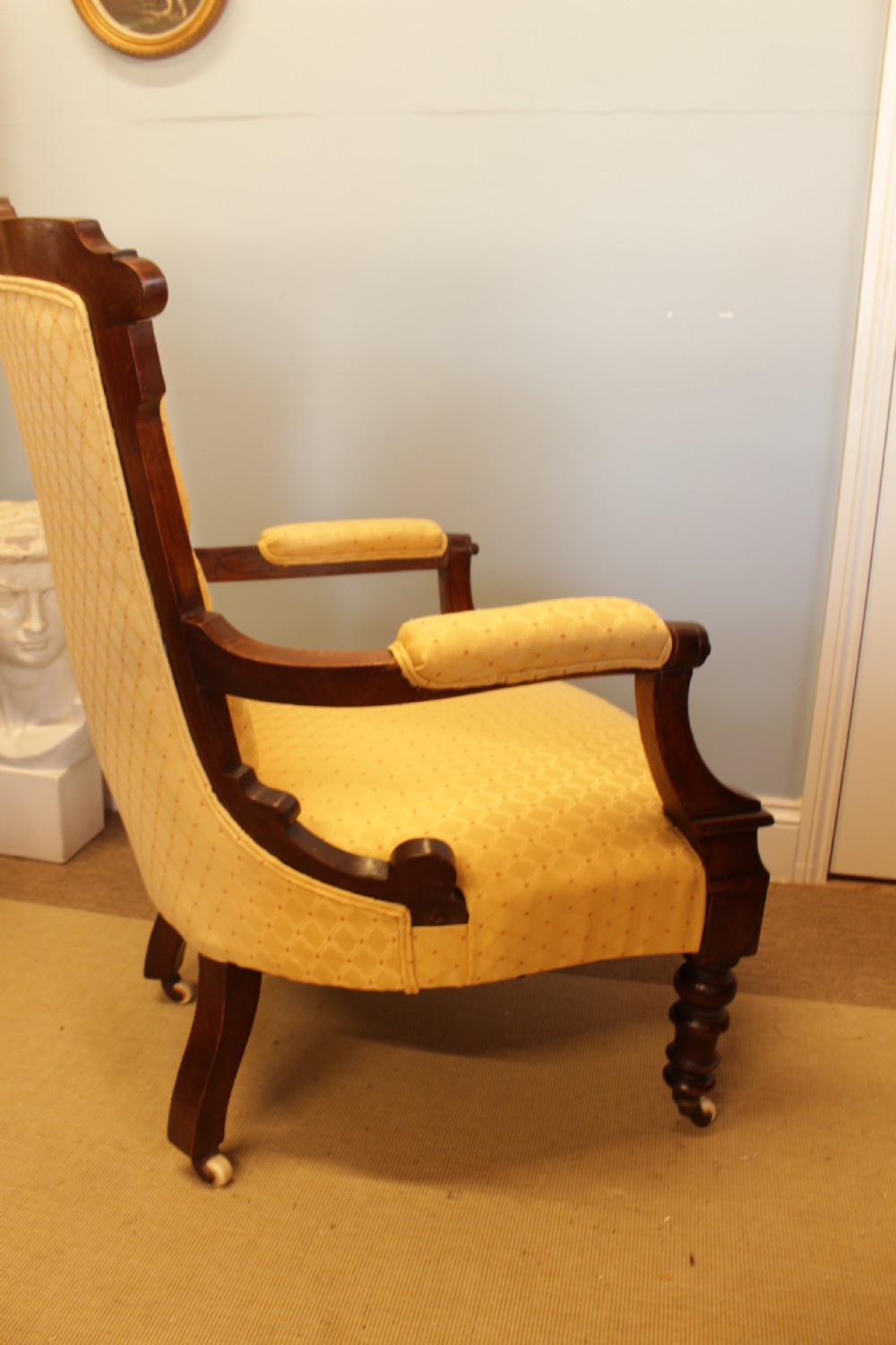 Victoria Walnut Open Armchair   View III