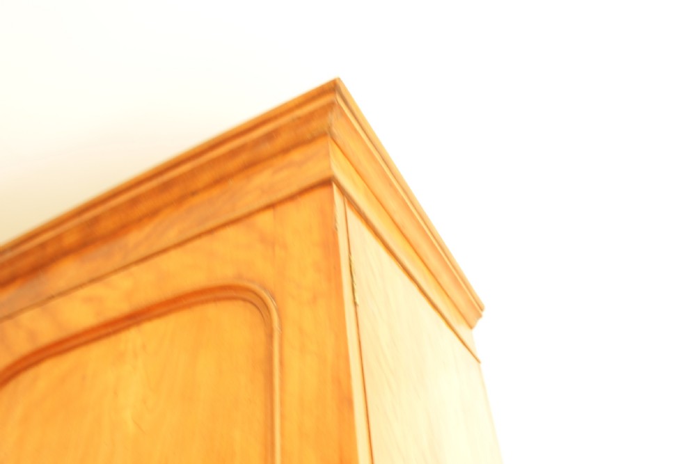19th Century Mahogany Linen Press  View XII