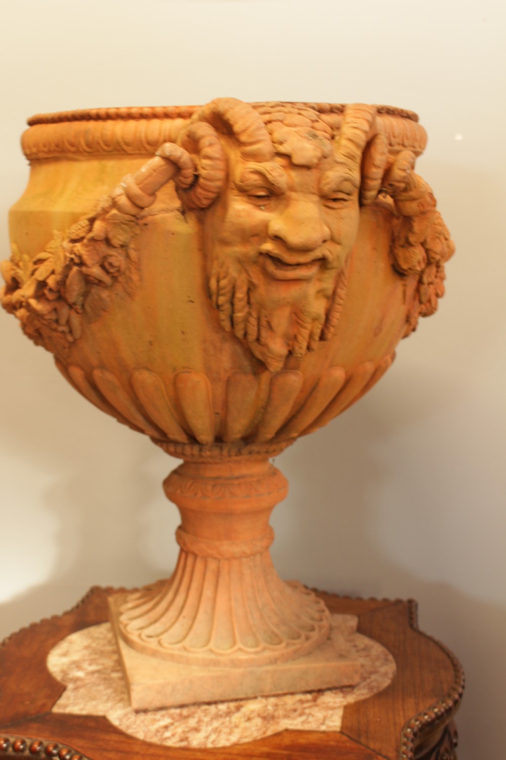 A Terracotta Urn  In The Adams Style   View II