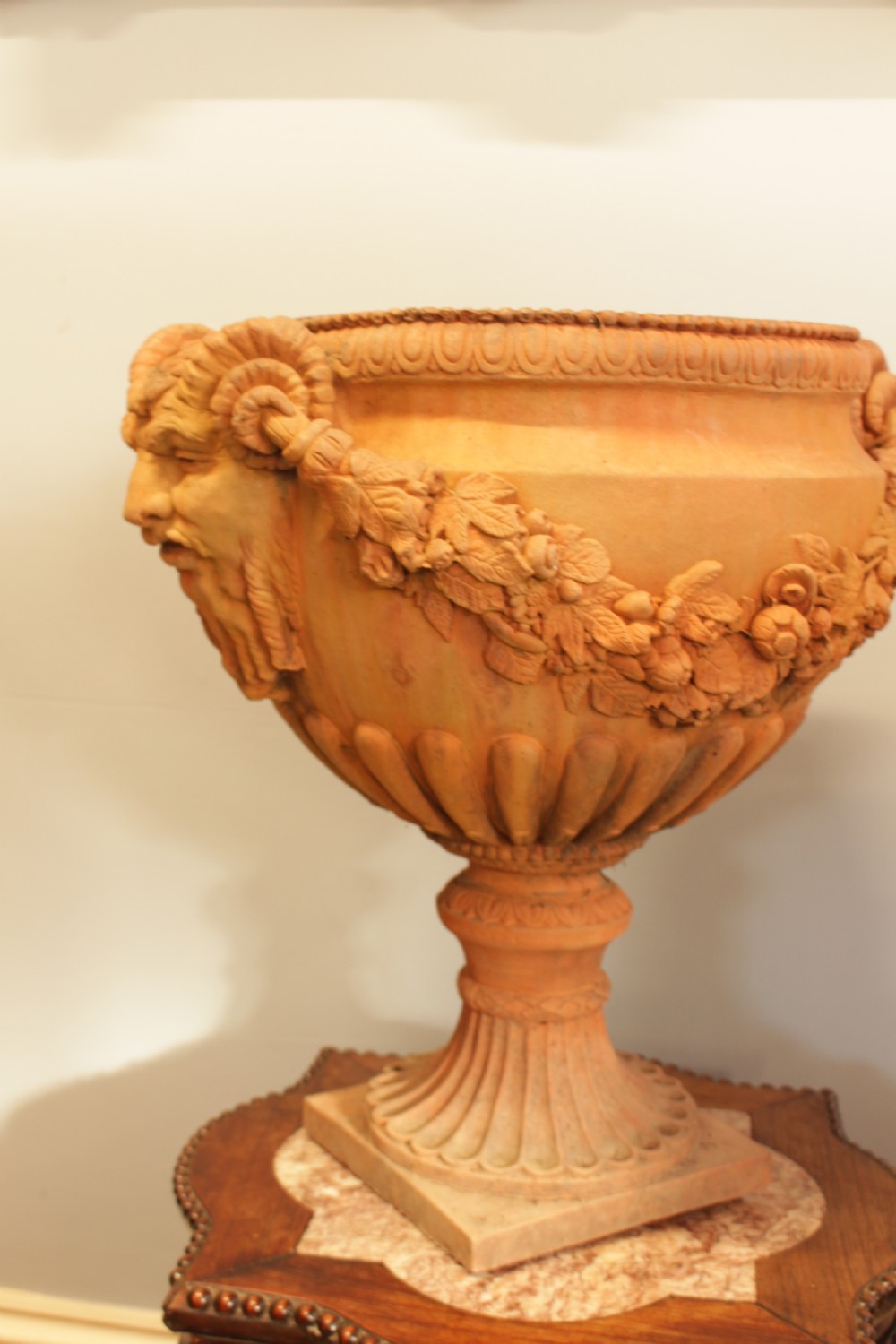 A Terracotta Urn  In The Adams Style   View III