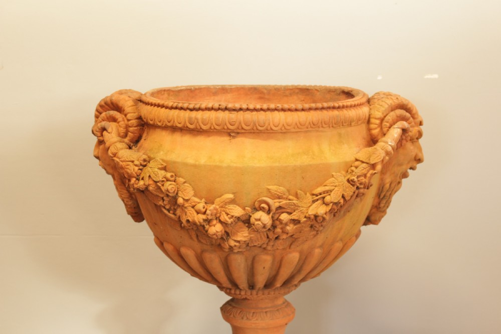A Terracotta Urn  In The Adams Style   View IV