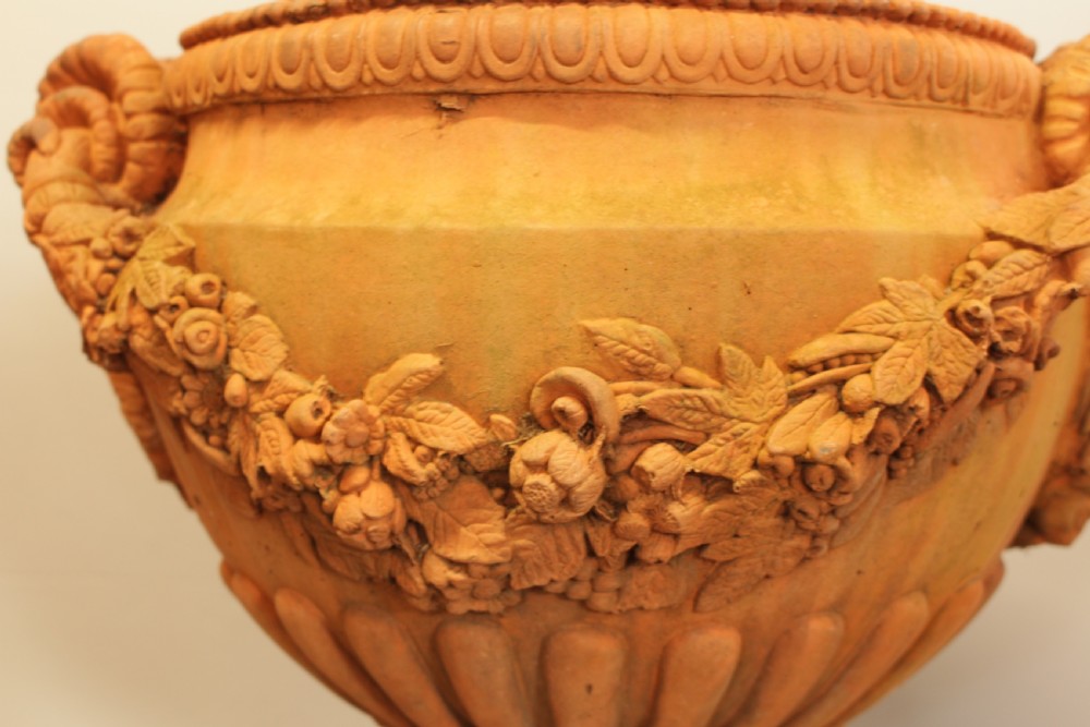A Terracotta Urn  In The Adams Style   View V