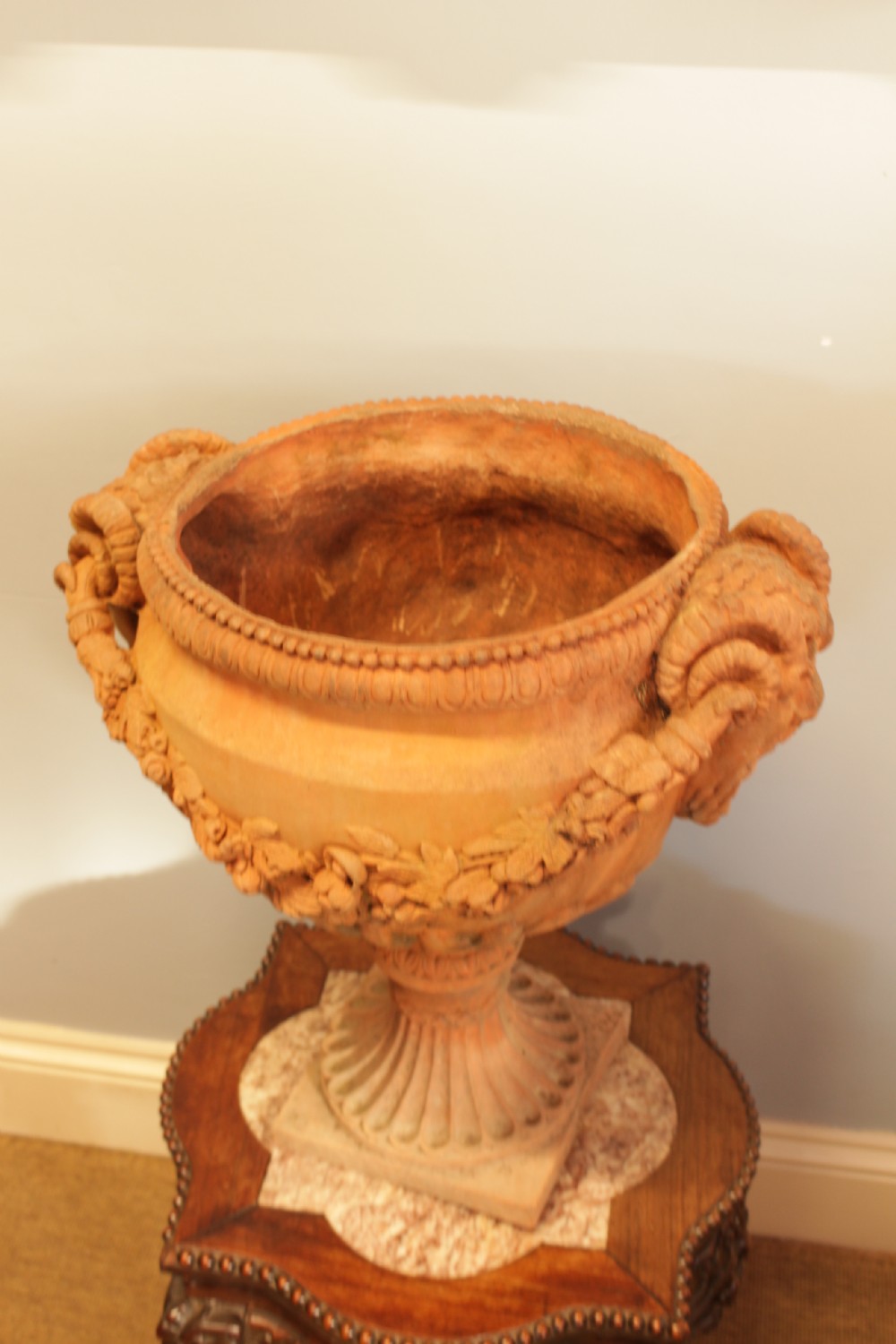 A Terracotta Urn  In The Adams Style   View VII
