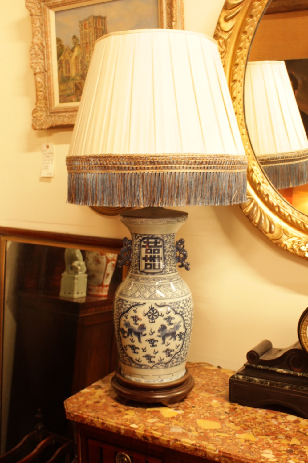 19th-Century Chinese Table Lamp  View IV