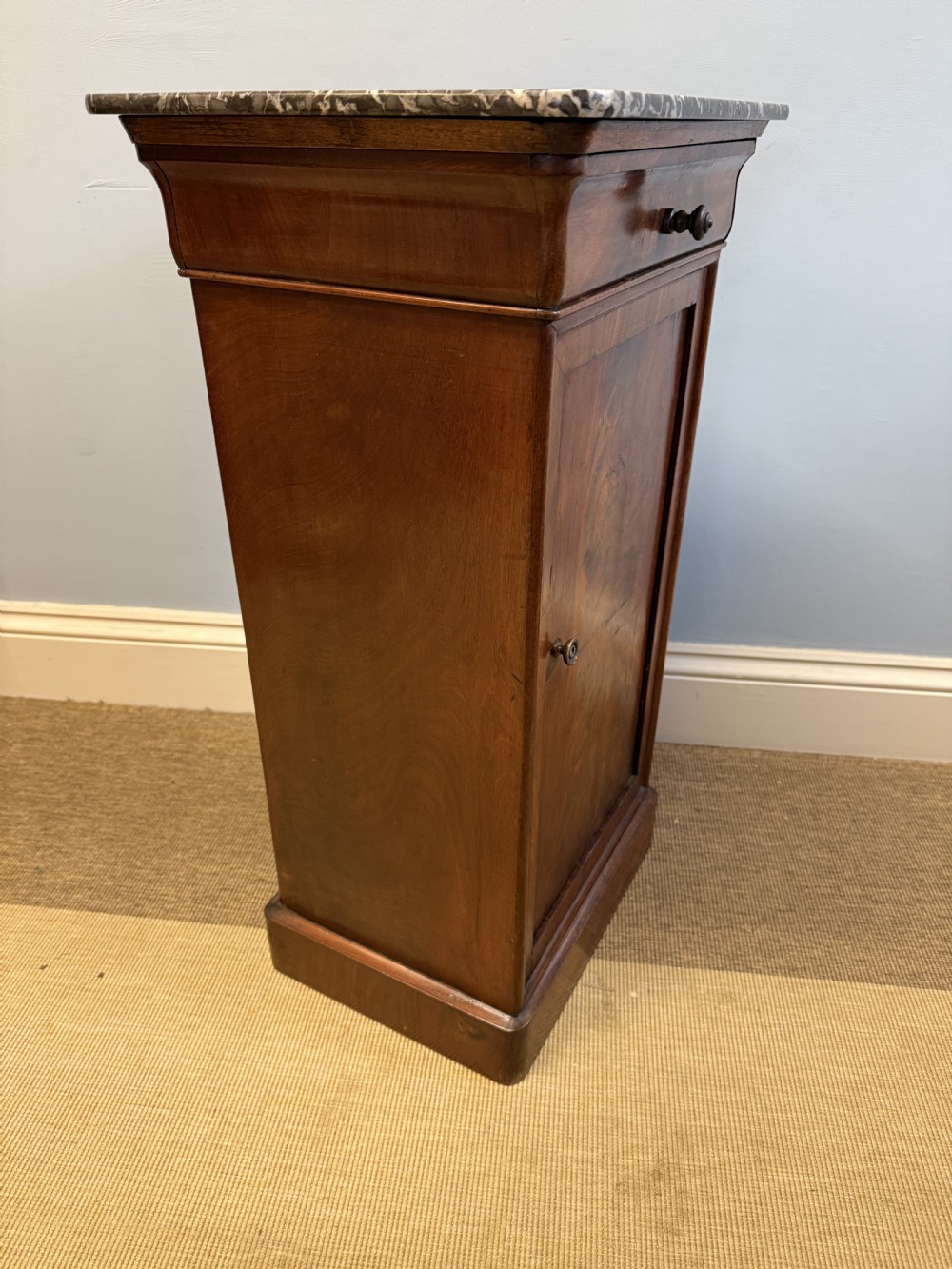 A 19th C. French Walnut Bedside Cabinet View IV