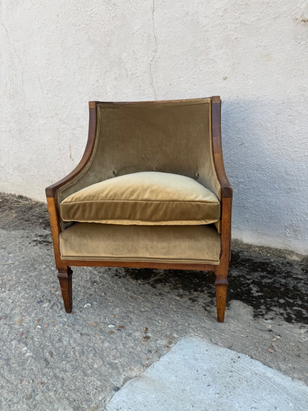 Edwardian Mahogany Armchair