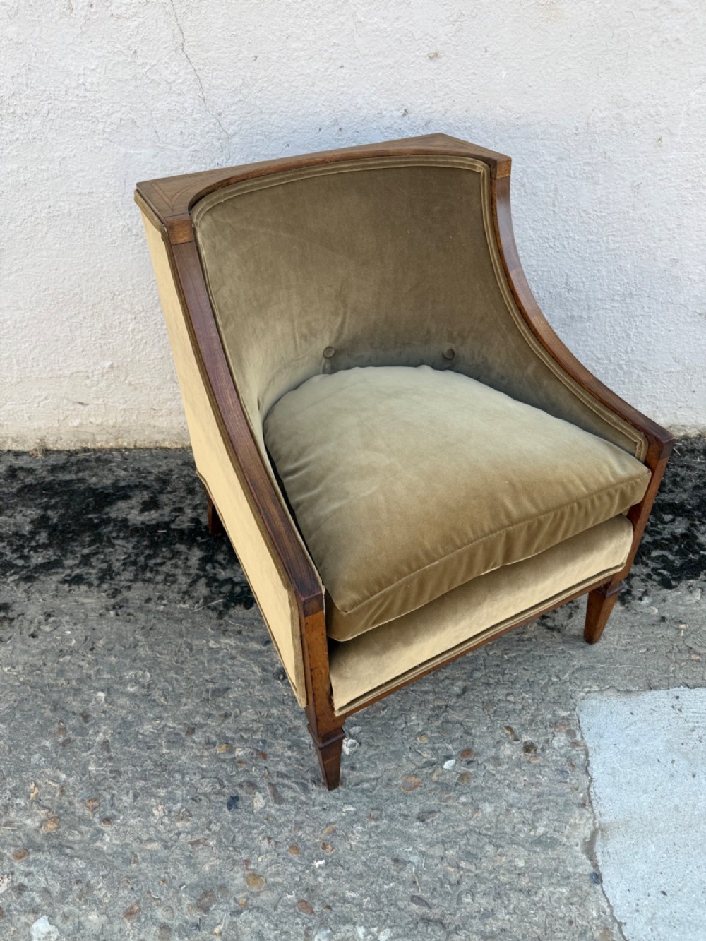Edwardian Mahogany Armchair View III