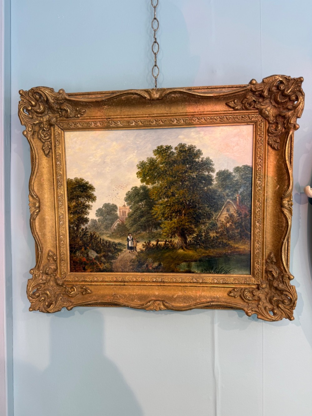 A 19th Century Oil on Board