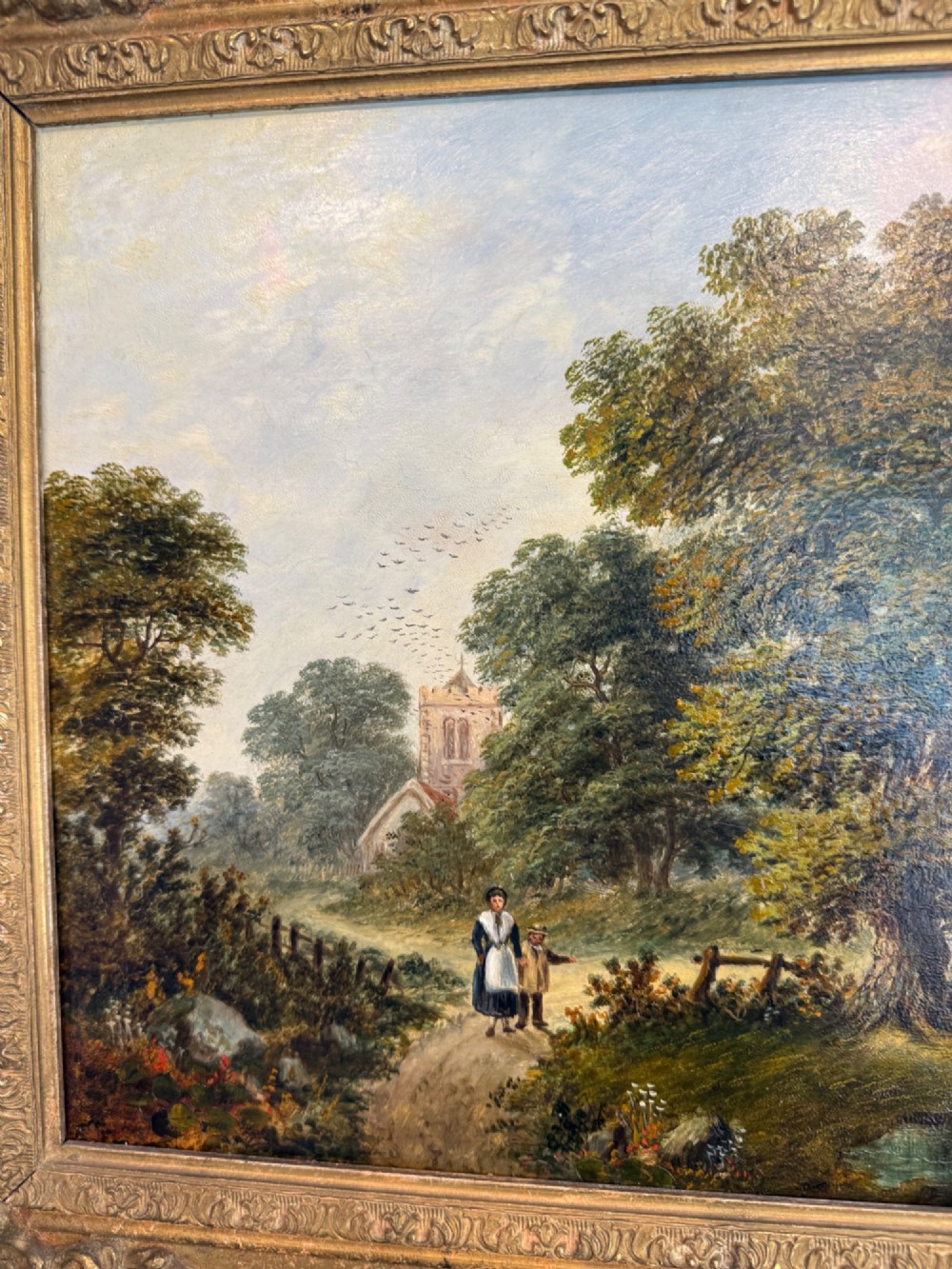 A 19th Century Oil on Board View II