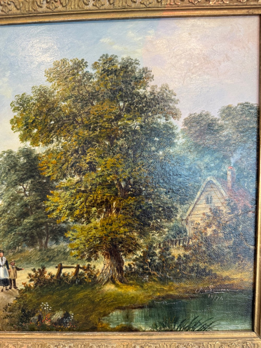A 19th Century Oil on Board View III