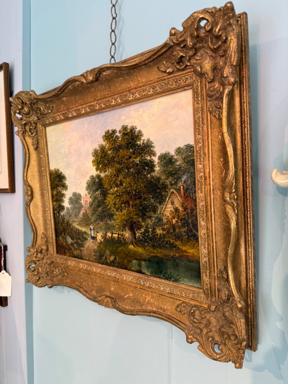 A 19th Century Oil on Board View V