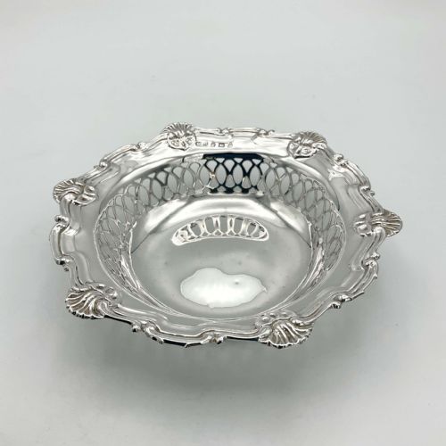Antique 1906 Sterling Silver Bon Bon Dish