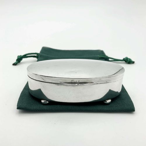 Beautiful 1921Sterling Silver Jewellery Box